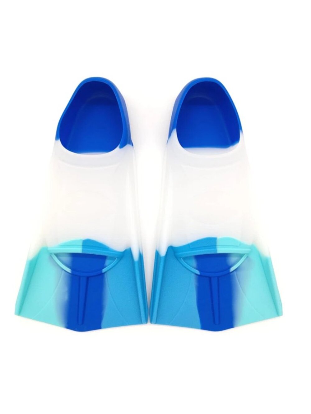 Size XS (US Kids 13.5-1) Silicon Swimming Training Fin for Kids, Non Slip - Blue